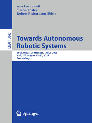 cover image of Towards Autonomous Robotic Systems